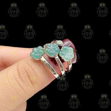 Nhẫn Blue Jade Blossom