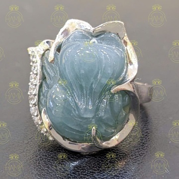 Nhẫn Hồ Ly Lam Ngọc