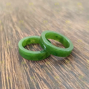 Nhẫn Ngọc Bích Bản Vuông