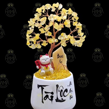 CÂY TÀI LỘC THẠCH ANH VÀNG