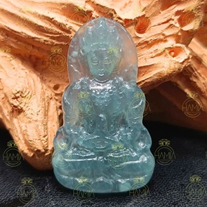 Mặt Phật Quan Âm Phỉ Thúy Cao Băng 