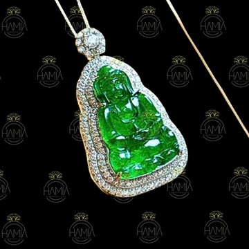 Mặt Quan Âm Phỉ Thúy Đế Vương Lục