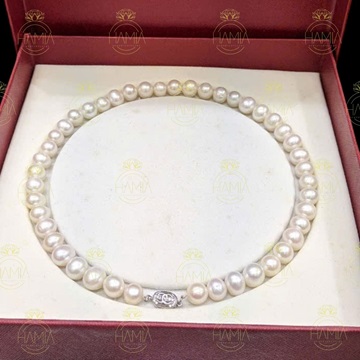 Vòng Cổ Ngọc Trai Chốt Chanel Sang Trọng