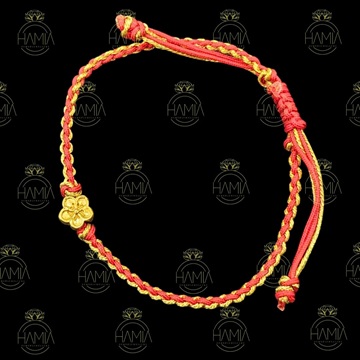 Vòng Chỉ Đỏ Hoa Mai Vàng 