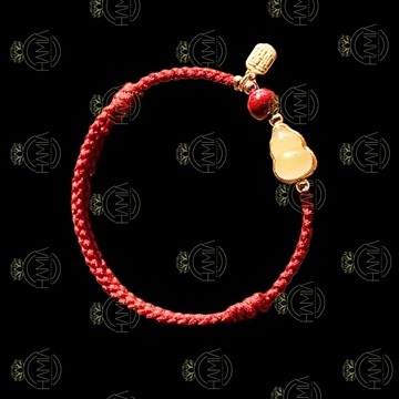 Vòng Hồ Lô Chỉ Đỏ Ngọc Hòa Điền