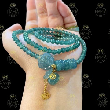 Chuỗi Phúc Hoa Lam Ngọc