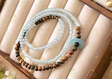 Vòng Trầm Hương Mix Lam Ngọc Cao Băng
