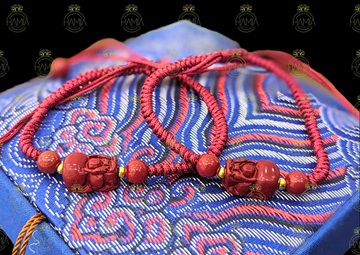 Vòng Chỉ Đỏ Tỳ Hưu Chu Sa